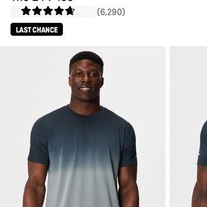 Men's Gradient Blue T-Shirt